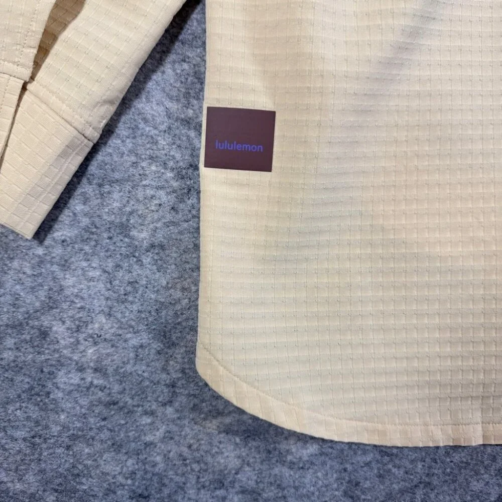 Lululemon Grid Fleece Hiking Pink Clay Jacket Size 4 Gorp Outdoor Casual